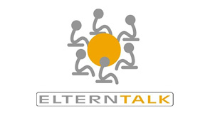 Logo: ELTERNTALK. Logo: ELTERNTALK.