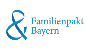 Logo: Familienpakt Bayern. Logo: Familienpakt Bayern.